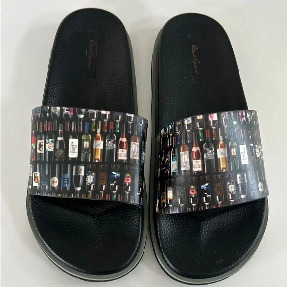 Robert Graham SHIRAZ Wine Bottle Slide Sandals Slip On Size 12 - Picture 1 of 16